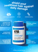mini conditioner bottle with details of product benefits around bottle.